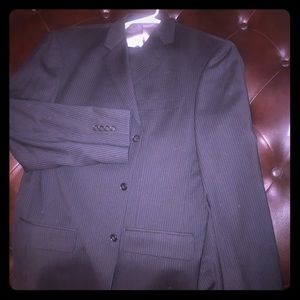 Vintage pinstripe suit.